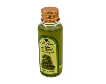 Cedar of Lebanon Anointing Oil 30 ml / 1 fl.oz for Prayer from Holy Land Jerusalem Israel