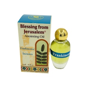 Frankincense Anointing Oil 12 ml/0.4 fl.oz for Prayer from Holy Land Jerusalem Israel