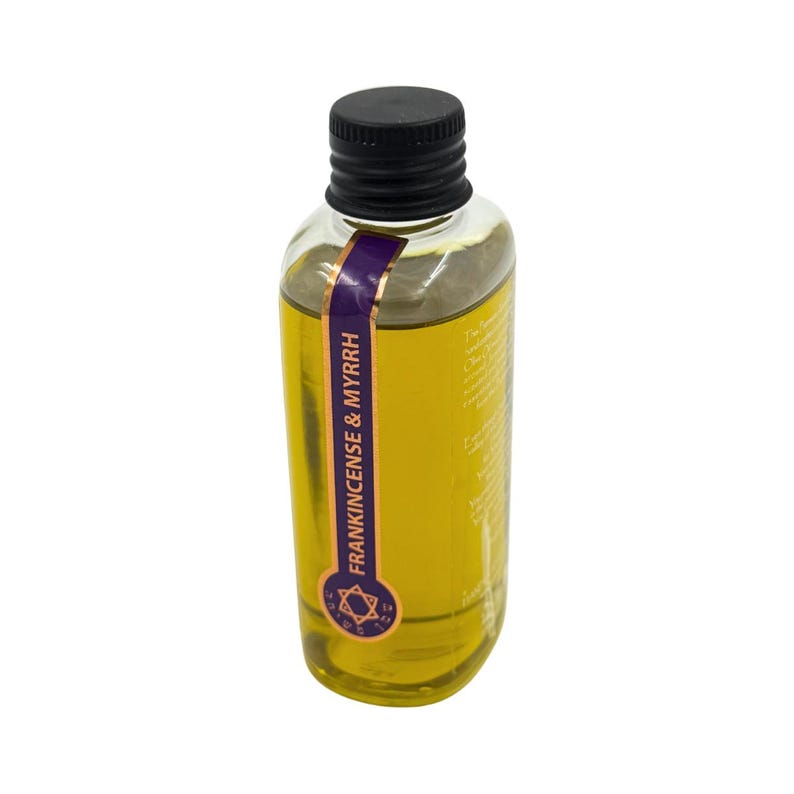 Frankincense and Myrrh Anointing Oil from the bible land Jerusalem, Handmade with Natural Ingredients blessed 100 mL