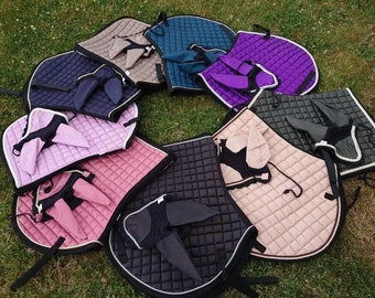 Pink saddle pad and veil **FREE UK POSTAGE** Matchy Set 