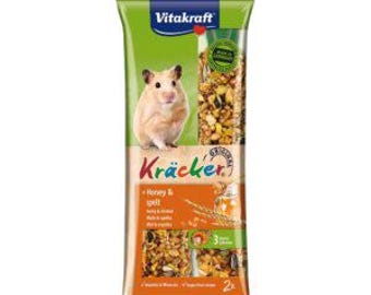 Vitakraft Krävker Sticks + Honey &amp; Spelt for Hamsters 112g