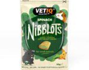 VETIQ Nibblots Small Animal Spinach 30g