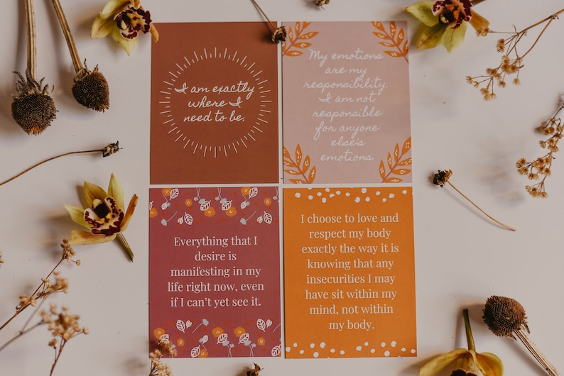 Printable Self Love Affirmation Cards Printable Affirmations - Etsy