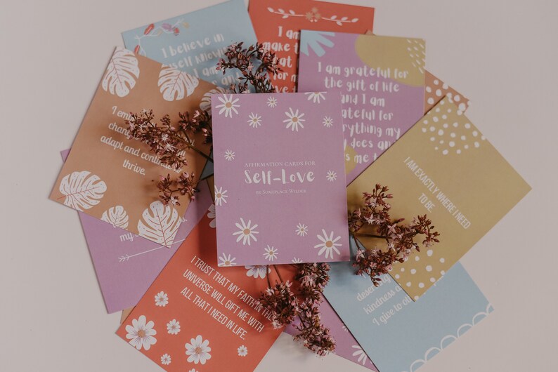 Printable Self Love Affirmation Cards Printable Affirmations - Etsy