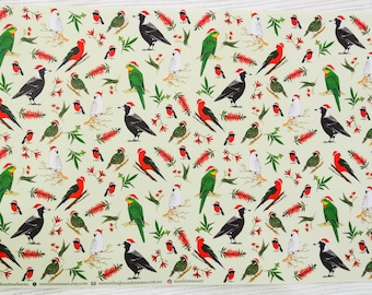 Australian Christmas Bird Wrapping Paper & Card Set: Recycled Paper