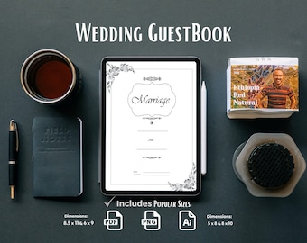 Wedding Guest Book KDP Interior
