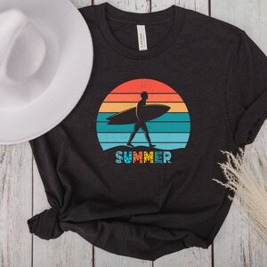 Retro Summer Surfer PNG: Sublimation Design (Digital Download)