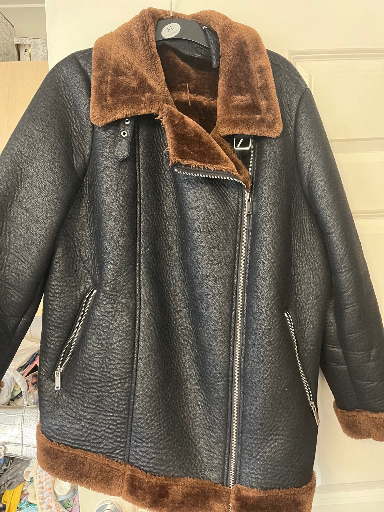 Aviator Flying Jacket Marks and Spencers Size 24 Etsy UK