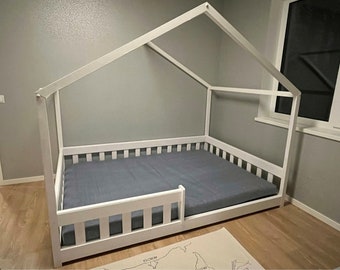 My First Bed · House bed, Crib, Twin, Full & Queen sizes - Over 18 colors and finishes!