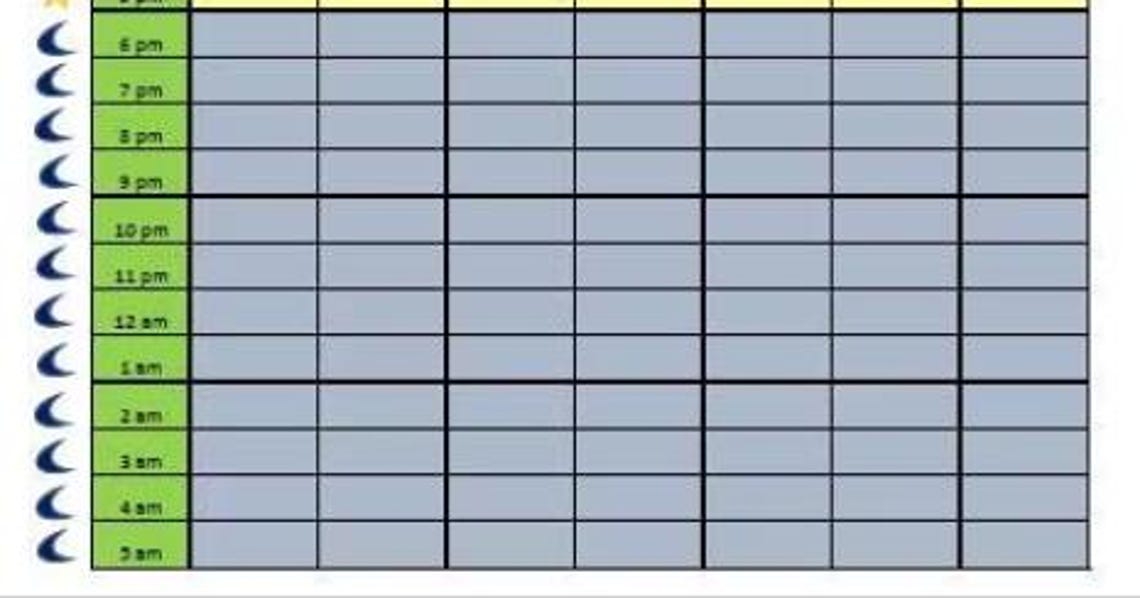 Printable Medication/*pill Schedule Planner* for Your Prescriptions or Supplements - Etsy