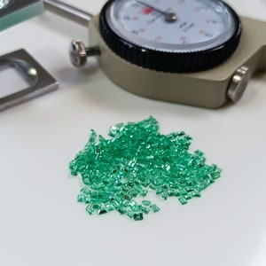 Natural Zambian Emerald Baguette: Faceted Loose Gemstones, Jewelry Making