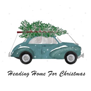 Morris Minor Heading Home For Christmas