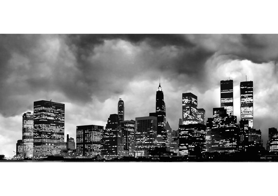 New York Skyline 1979 Digital Download - Etsy