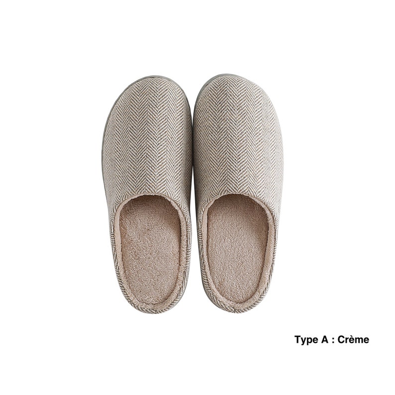 Chaussons de style minimaliste japonais avec semelle échangeable de double face image 8