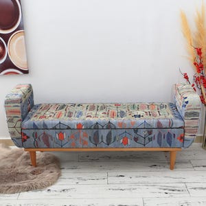 Storage Bench for Hallway with Shoe Storage and Cushion Seat, Entryway Organizer Furniture for Small Spaces
