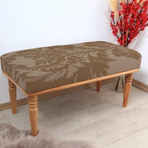 Bedroom Bench, Hallway Bench for Entryway, Seating Bench, Modern Home Decor, Upholstered Cushion, Stylish Furniture Gift, Bench Gift