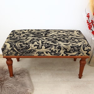 Upholstered Bench, Living Room Accent Bench, Bohemian Hallway Bench, Frontdoor Bench, Piano Bench, Foot Rest Bench, Decorative Study Bench