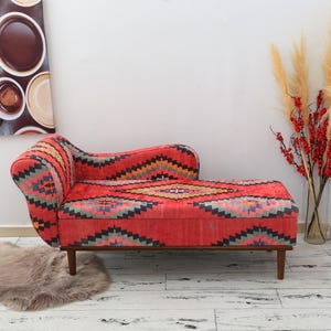 Retro Sofa Couch, Vintage Mid Century Modern Upholstered Loveseat for Living Room Seating and Home Decor, Vintage Upholstered Loveseat
