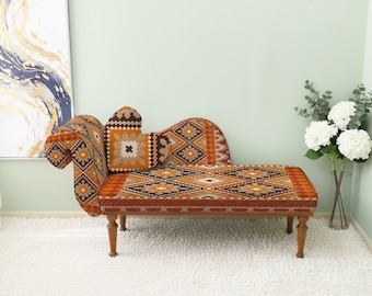 studio apartment, relaxation furniture, rug bench, end of bed bench, curved sofa, romantic furniture, funky furniture,