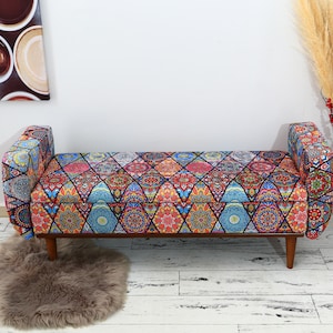 Upholstered Loveseat, Storage Ottoman, Window Seat, Armed Bench, Lounge Bench, Storage Couch, Bedroom Bench, Entry Chair, Ottman bench