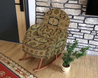 Mecedora, Sillón artesanal, Silla de madera, Silla individual, Silla de salón, Sillón de descanso, Silla infantil, Sillón de lectura, Decoración del hogar