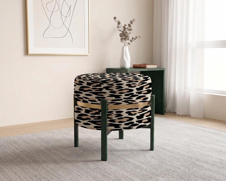 Versatile Table, Boho Side Table, Housewarming Gift, Convertible Ottoman image 8