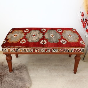 Primitive Bench, Hallway Bench, Accent Bench, Upholstered Bench, Ottoman Bench, Bedroom Furniture, Dining Bench, Turkish Bench, Piano Bench