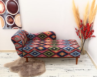 Upholstered chaise lounge, Living room sofa, Aztec chair, Lounging chair, Saloon sofa, Bench with back, Storage bed, Ottoman bench,