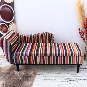 Storage chaise, Handmade furniture, Farmhouse sofa, Upholstered sofa, Chaise lounge chair, Meditation seat, Sofa couch, Armed bench, SOFA