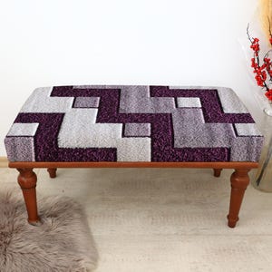 Upholstered Bench, Make Up Bench, Entryway Bench, Minimalist Design, Living Room Decor, Boho Chic Bench, Dining Bench, Foot of Bed Ottoman