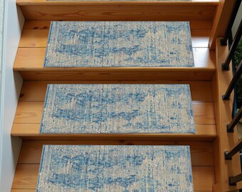 Stair Tread Cover, Kilim Rug Runner for Stairs, Colorful Decorative Runner, Bohemian Style Home Decor, Rustic Rug Runner, Stair Step Rugs