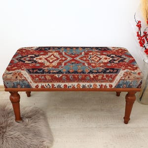 Under Window Bench, Hallway Bench, Aeshtetic Bench, Dining Table Bench, Turkish Upholstered Furniture, Farmhouse Entry Bench, Bedroom Stool