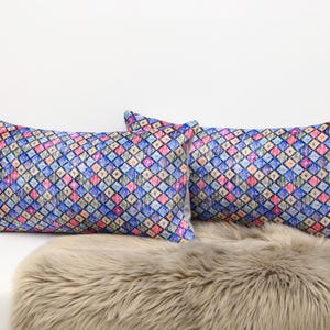 turkish rug pillow, decorative pillow, euro sham, sofa pillow, kilim pillow cover, lumbar pillow, 12x24 pillow, couch pillow