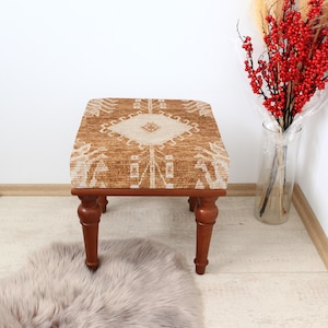 Vintage Wooden Stool, Rustic Handmade Seat, Antique Farmhouse Decor, Handcrafted Rustic Seat, Vintage Home Accent, Rustic Vintage Stool