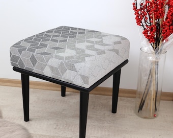 Upholstered Bench, Boho Ottoman, Footstool Bench, Wood Work Bench, Coffee Table, Window Bench, Bohemian Bench, Bedroom Bench,