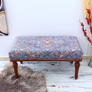 Handmade Furniture, Kilim Bench, Ottoman Bench, Footstool Bench, Bedroom Bench, Sittin Bench, Dining Chair, Vanity Bench, Porch Bench