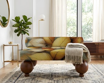 Accent Seating, Minimal Ottoman, Warm Interior, Eclectic Bench, Unique Furniture, Stylish Bench, Accent Bench, Interior Styling
