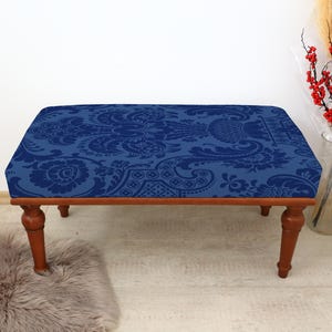 Bohemian Home Decor Bench, Entryway Seating Furniture, Living Room Ottoman Bench, Decorative Foot Stool, Foyer Bench, Unique Make Up Bench