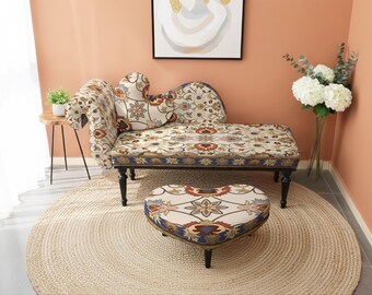 kilim rug sofa, relax chair, sofa bench, eclectic seating, matching set, tribal pattern, bedroom furniture, bohemian style,