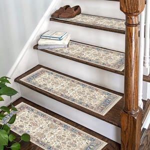 Oriental Rug Stair Treads, Home Rug, Colorful Rug, Vintage Kilim Rug, Luxury Stair Treads, Decorative, Non-Slip Stair Treads