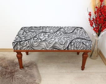 Custom Upholstered Bench, Ottoman Bench, Telephone Bench, Hallway Bench, End Of Bed Bench, Padded Bench, Piano Bench, Kitchen Decor Bench