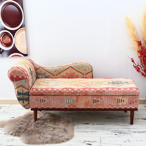 Turkish Storage Bench, Minimalist Hallway Bench, Simple Ottoman Style, Seating, Modern Entryway Bench, Bench with Arms, Living Room Seat