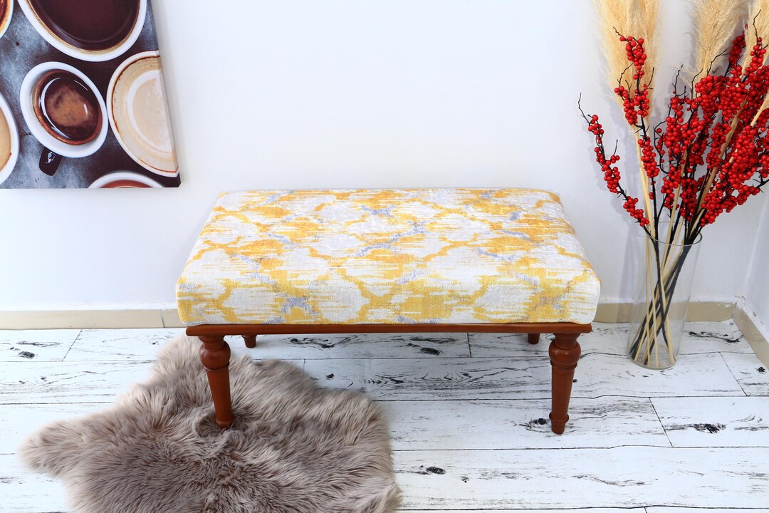 Piano Bench, Upholstered Seat, Living Room Furniture, Classic Style ...