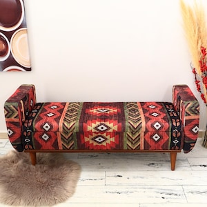 Upholstered Loveseat, Storage Ottoman, Window Seat, Armed Bench, Lounge Bench, Storage Couch, Bedroom Bench, Entry Chair, Ottman bench