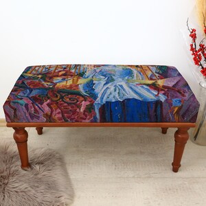 Farmhouse Bench, End Of Bed Bench, Dining Bench, Living Room Furniture, Mudroom Bench, Entry Bench, Upholstered Bench, Colorful Bench