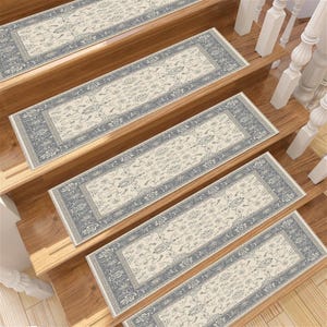 Stair Rug, Anti-Skid Decorative Carpet, Soft Kilim Runner for Steps, Home Staircase Mat, Non-Slip Floor Protector, Stair Easy to Clean, Rugs