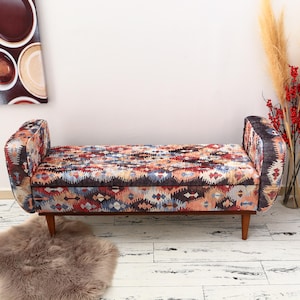 Upholstered Loveseat, Storage Ottoman, Window Seat, Armed Bench, Lounge Bench, Storage Couch, Bedroom Bench, Entry Chair, Ottman bench