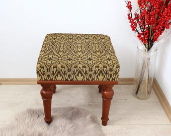 Coiffeuse rustique, tabouret de toilette en bois vintage, chaise rustique chic, vanité banc de style antique, déco shabby chic, meubles rustiques