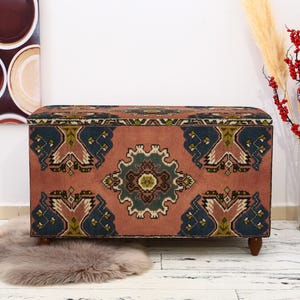 Colorful storage, Soft touch bench, Ottoman organizer, Classic furniture, Modern shoe bench, Bedroom pouf, High end furniture
