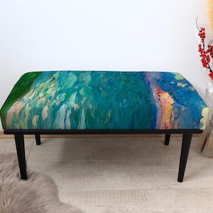 Make Up Bench, Modern Style Bench, Sitting Bench, Kitchen Bench, Boho Bench, Living Room Bench, Retro Bench, Multi Color Bench, Home Decor